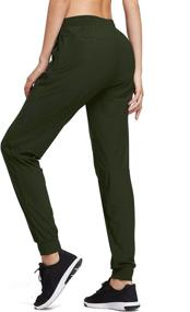 img 3 attached to 👖 BALEAF Women's Joggers: Athletic Running Jogging Pants for Hiking with Quick Dry Fabric and Zipper Pockets