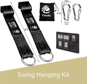img 3 attached to 🌳 Enhance Outdoor Fun with TianXi Tree Swing Hanging Kit: Easy Installation & Superior Durability