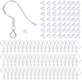 img 4 attached to Sterling Earring Hypo Allergenic Jewelry Findings