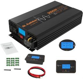 img 4 attached to 🔌 SL Euthtion 3000W Pure Sine Wave Power Inverter: LCD Display, USB Port, Wireless Remote, Solar, Outdoor