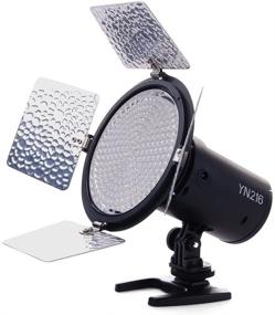 img 4 attached to 🎥 YONGNUO YN216 YN-216 LED Video Light for Canon Nikon DSLR Cameras - Enhanced with 5600K Color Temperature and 4 Color Plates