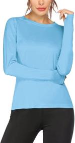 img 4 attached to COOrun Women's Outdoor Athletic Shirts in Swimsuits & Cover Ups