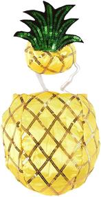 img 3 attached to 🍍 Pineapple Pet Costume by Rubie's