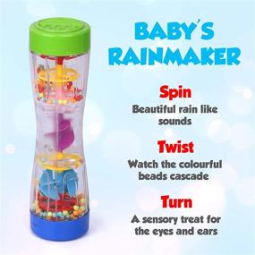 img 1 attached to Playkidz Rainmaker Toddlers Rainfall Instrument