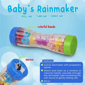 img 2 attached to Playkidz Rainmaker Toddlers Rainfall Instrument