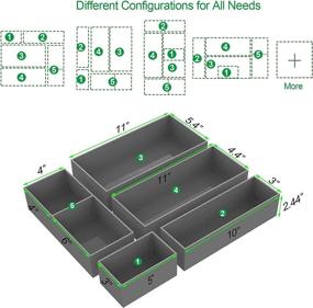 img 1 attached to Organizer Storage Multi Use Dividers Bathroom