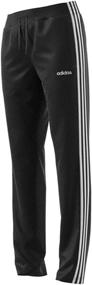 img 1 attached to 👖 Get Active in Style with adidas Women's Essentials 3-Stripes Tricot Open Hem Pants