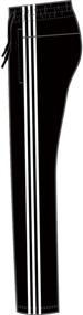 img 3 attached to 👖 Get Active in Style with adidas Women's Essentials 3-Stripes Tricot Open Hem Pants