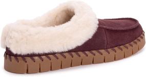 img 3 attached to Stylish MUK LUKS Womens Buffalo Cognac Men's Loafers & Slip-Ons: Comfortable and Trendy Footwear