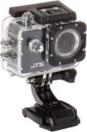 📷 jtd j-exp 2.0 premium sport dv action camera 12mp 1080p 170 degree angle anti-glare coating lens waterproof cam dv camcorder for bicycle motorcycle diving swimming (black) logo