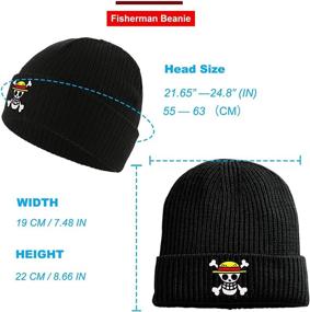 img 1 attached to JZYEGSW Beanie Unisex Fisherman Embroidered Sports & Fitness for Team Sports