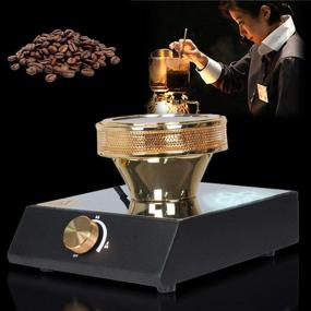 img 2 attached to 🔥 Эффективный галогенный обогреватель для кофеварки Hario Yama Syphon Single Head Coffee Maker - Кофейная сифон DONNGYZ 400W (US склад)