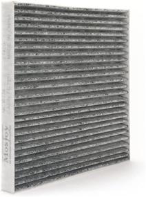 img 2 attached to 🚗 MOSJOY Cabin Air Filter (CF10374) with Activated Carbon - Compatible with Toyota Tacoma 2005-2020, Dart 2013-2016, Vibe 2003-2008