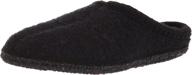 haflinger women's as slipper charcoal: comfy men's loafers & slip-ons logo