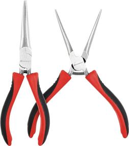 img 1 attached to 💡 Optimized Powerbuilt 640410 Mini Needle Pliers: Enhance your Searchability with this Essential Tool!