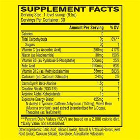 img 3 attached to 💪 C4 Original Juicy Candy Burst Pre Workout Powder - Sugar-Free Energy Supplement for Men & Women with 150mg Caffeine, Beta Alanine, and Creatine - 30 Servings
