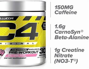 img 2 attached to 💪 C4 Original Juicy Candy Burst Pre Workout Powder - Sugar-Free Energy Supplement for Men & Women with 150mg Caffeine, Beta Alanine, and Creatine - 30 Servings