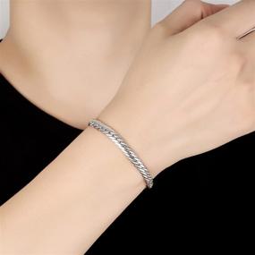 img 3 attached to 🏻 Sterling Silver Fashion Bracelet for Boys' Jewelry