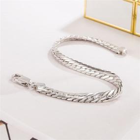 img 2 attached to 🏻 Sterling Silver Fashion Bracelet for Boys' Jewelry