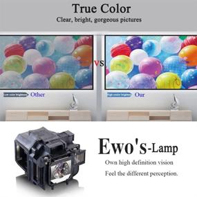 img 2 attached to 🎥 EWO's LP88 Replacement Projector Lamp: Compatible with Epson Powerlite Home Cinema and VS Series Projectors