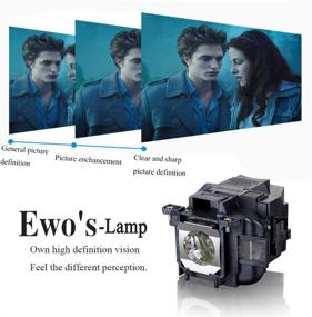 img 1 attached to 🎥 EWO's LP88 Replacement Projector Lamp: Compatible with Epson Powerlite Home Cinema and VS Series Projectors