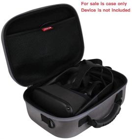 img 3 attached to 🧳 Protective EVA Travel Case for Oculus Quest 2 & Quest VR Gaming Headset (Grey) by Hermitshell