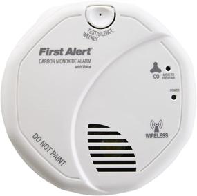 img 2 attached to 🔥 Enhanced Wireless Interconnected Carbon Monoxide (CO) Detector with Voice and Location - First Alert BRK CO511