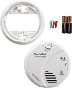 img 1 attached to 🔥 Enhanced Wireless Interconnected Carbon Monoxide (CO) Detector with Voice and Location - First Alert BRK CO511