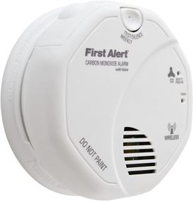 img 4 attached to 🔥 Enhanced Wireless Interconnected Carbon Monoxide (CO) Detector with Voice and Location - First Alert BRK CO511