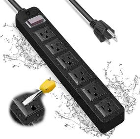 img 4 attached to Weatherproof Waterproof Protector Electric Protection Power Strips & Surge Protectors