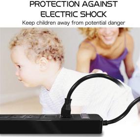 img 3 attached to Weatherproof Waterproof Protector Electric Protection Power Strips & Surge Protectors