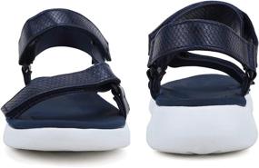 img 3 attached to SEMARY U720SLX027 Navy Women's Athletic Beach Shoes with Anti-Skidding Comfort