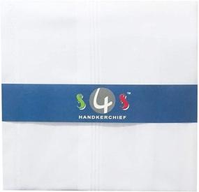 img 1 attached to Handkerchiefs Cotton S4S Daily Hankies Men's Accessories for Handkerchiefs