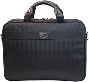 img 2 attached to 👜 Mobile Edge ScanFast Checkpoint & Eco Friendly Laptop Briefcase 16" PC, 17" Mac - Ideal for Men, Women, Business Travel & Students - Black MESFBC2.0