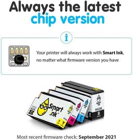 img 3 attached to 🖨️ Smart Ink Compatible Ink Cartridge Replacement for HP 952 XL 952XL - 4 Combo Pack for OfficeJet Pro 8710 8720 8740 8715 8210 7740 7720 8700 8730 8725 (Black, Cyan, Magenta, Yellow)