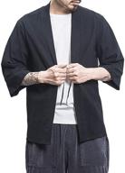 👘 cotton kimono cardigan jackets for men - perdontoo men's clothing logo