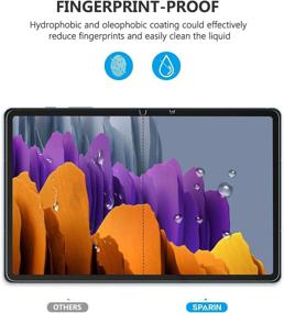 img 2 attached to Premium Tempered Glass Screen Protector for Samsung Galaxy Tab S7 11 inch - 2 Pack with Alignment Frame - SPARIN
