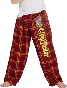 img 1 attached to Идеальный комфорт и стиль с Intimo Harry Potter пижамные брюки с клетчатым узором для мальчиков большого размера (Хогвартс, M-8)