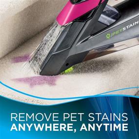 img 3 attached to 🐾 BISSELL Pet Stain Eraser Deluxe: Portable Carpet Cleaner with Window Attachment in Pink, Optimized for Effective Stain Removal