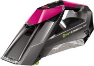 🐾 bissell pet stain eraser deluxe: portable carpet cleaner with window attachment in pink, optimized for effective stain removal logo