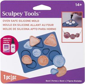 img 4 attached to 🔧 Sculpey Tools - Flexible Oven Safe Silicone Bezel Mold | Ideal for Crafting Jewelry | Includes Three Shapes and Nine Sizes | Suitable for Oven Bake Clay, Liquid Sculpey, and Resin