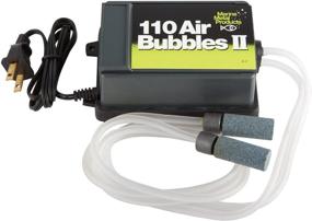 img 1 attached to 🚤 High-Performance Marine Metal 110 Air Dual A-2 Pump in Sleek Black Finish