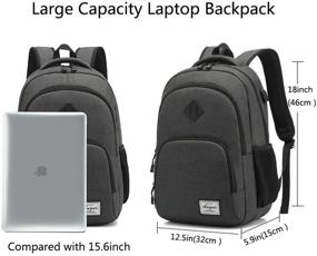 img 2 attached to Backpack Business Backpacks Resistant Compartment