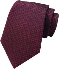 img 2 attached to Striped Lilac Purple Regular Necktie Men's Accessories for Ties, Cummerbunds & Pocket Squares