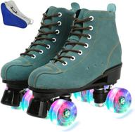 🛼 inline skates unisex adjustable double row four-wheel skates comfortable skates roller for adults and teens - get the best roller skates logo