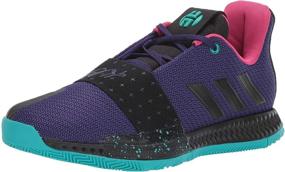 img 4 attached to Adidas Unisex Harden Collegiate Purple Girls' Shoes in Athletic
