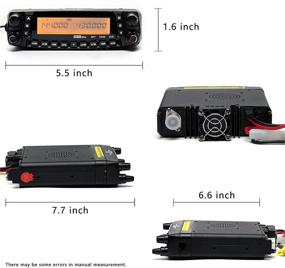 img 2 attached to 📻 TYT TH-9800D Плюс Версия: Мощный четырехдиапазонный кросс-бенд 50Вт мобильный трансивер для любительской базовой станции | Включает кабель/программное обеспечение