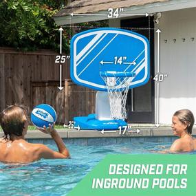 img 2 attached to GoSports Splash Basketball Poolside Water: Unleash Aquatic Fun!
