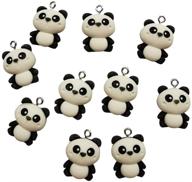 🐼 cute panda pendant charms for diy jewelry making: bracelets, necklaces, earrings & keychains - amobester logo