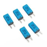 t tocas dc 14v 5pcs auto-reset atm mini blade-style circuit breaker (15a) logo